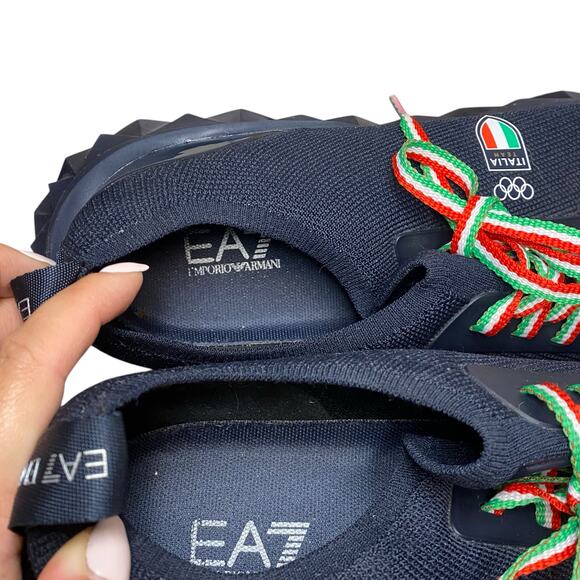 Emporio Armani 13.5 Ea7 Italia Olympic Team Sneakers In Tokyo Navy Tennis Shoes main image 11